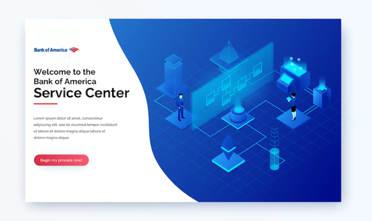 Service center UI